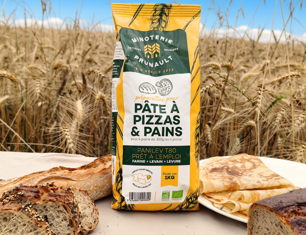 Préparation pour pâte à pizzas et pains (Panilev T80) - 1KG